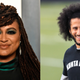 Ava DuVernay attends the 2020 Vanity Fair Oscar Party on February 09, 2020, in Beverly Hills, Calif.; Colin Kaepernick during a private NFL workout on November 16, 2019, in Riverdale, Georgia.